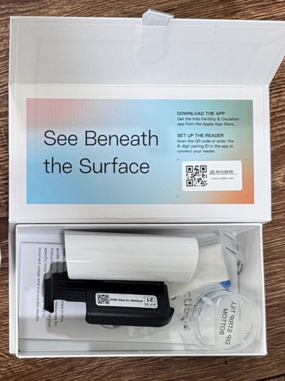 Inito iPhone 16 pro max fertility reader